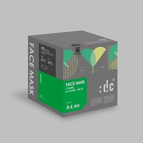 【康健嚴選 X :dc®克微粒 】獨家聯名包奈米薄膜立體口罩-大人款