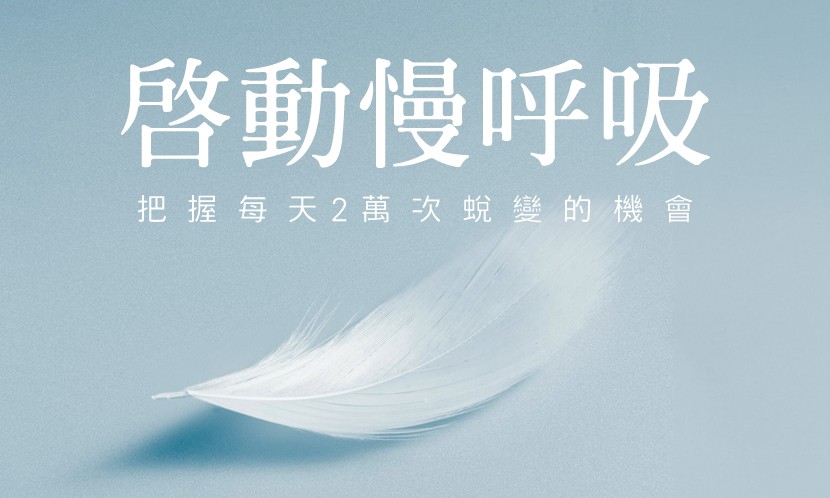 慢呼吸　啟動最強自癒力　把握每天2萬次的蛻變機會