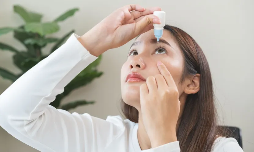 馬惠康教授表示,眼睛感到乾癢時,千萬不要揉眼,建議應利用淚液沖掉發炎物質。