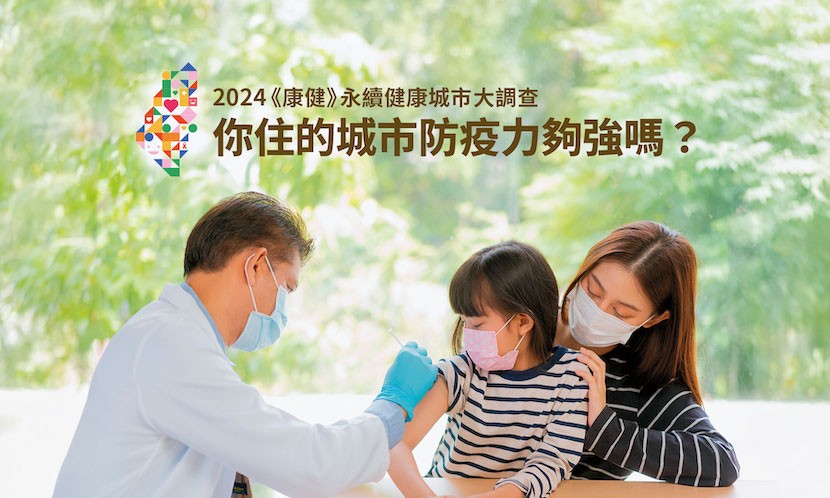 2024《康健》永續健康城市大調查：你住的城市防疫力夠強嗎？