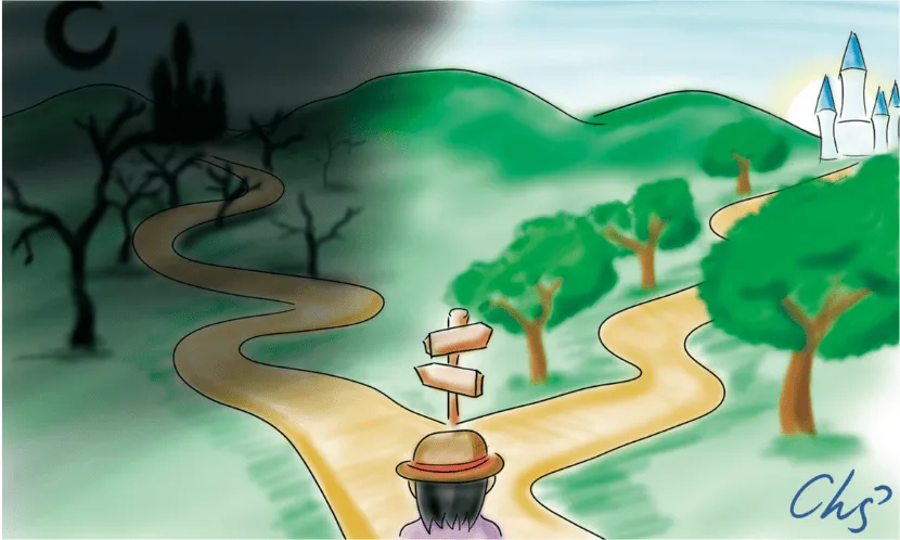 山不轉路轉，路不轉人轉，人轉不動就讓心轉吧。