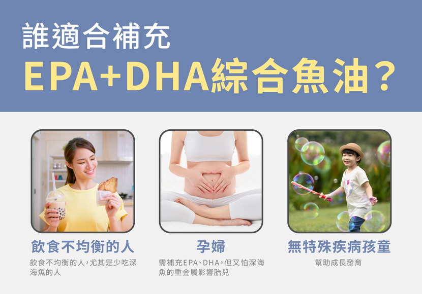 誰適合補充EPA+DHA綜合魚油?