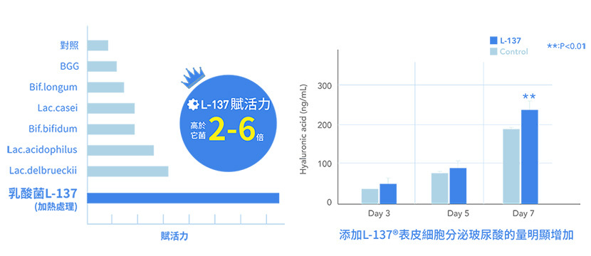 6倍賦活力!「L-137®後生元」幫益生菌打造防護罩
