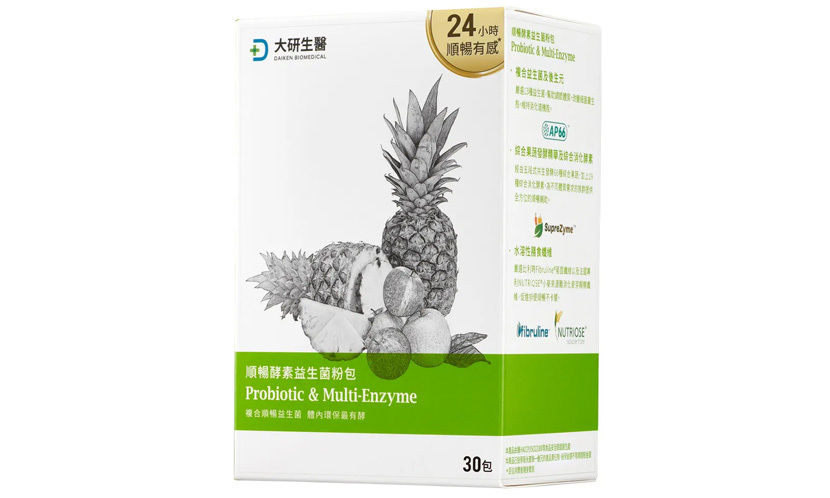 大研生醫順暢酵素益生菌粉包