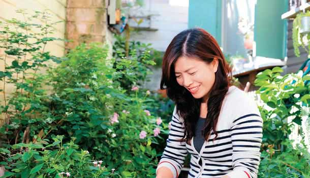 Julia(香草達人):每天都像住花園