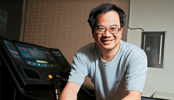 郭藍遠：神明廳改成健身房　全家動起來