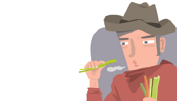 多吃蔬果 有助戒菸