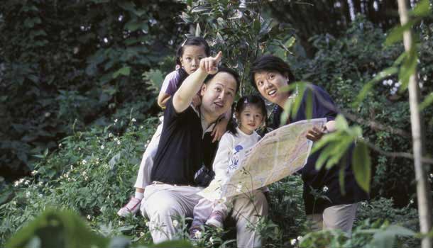 帶你的小孩去健走